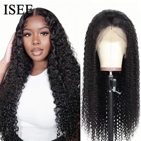 Mongolian Kinky Curly Wig Human Hair Frontal Wig Lace Frontal Wigs