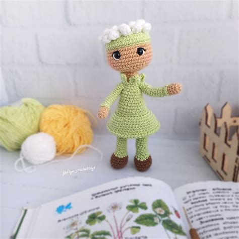 Flower Doll Crochet Pattern Printable Pdf Amigurumi Today Shop