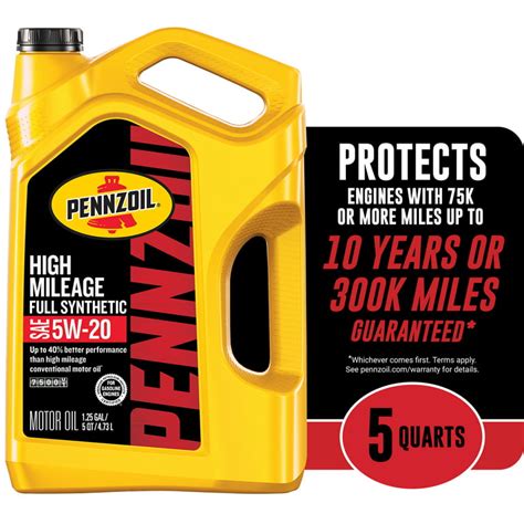 Pennzoil Full Synthetic Motor Oil Sae 0w 20 Motor Oil 48 Off