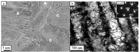 Microstructure Of As Printed L Pbf Inconel A Sem Electron