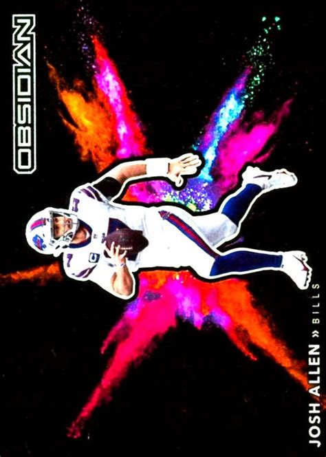 Josh Allen 2021 Obsidian CB 5 Black Color Blast SSP Price Guide