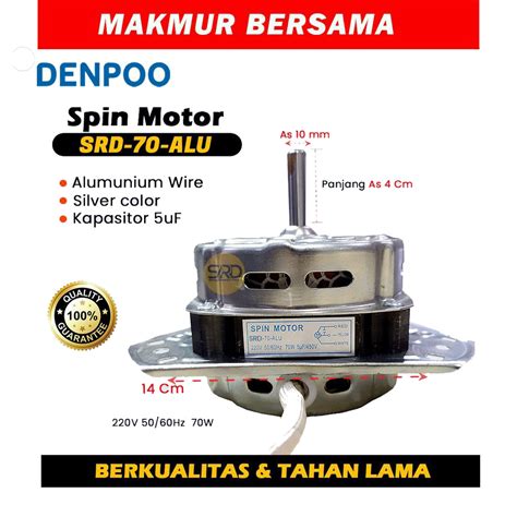 Jual Dinamo Spin Pengering Mesin Cuci As Mm Srd Alu Shopee