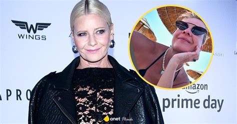 Małgorzata Kożuchowska w bikini pozdrawia fanów Trzeba luzować kitę