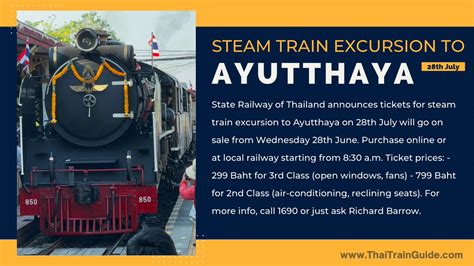 Richard Barrow On Twitter Steam Train Excursion To Ayutthaya The