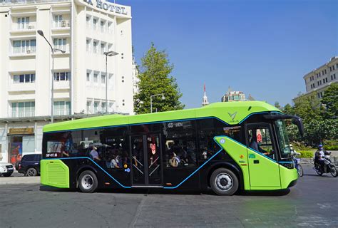 Vietnam First E Bus Service Launched In The City Of Ho Chi Minh City