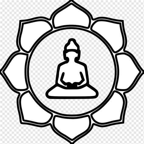 Simbolismo Budista Budismo Dibujo Buddharupa Buda Blanco Religi N