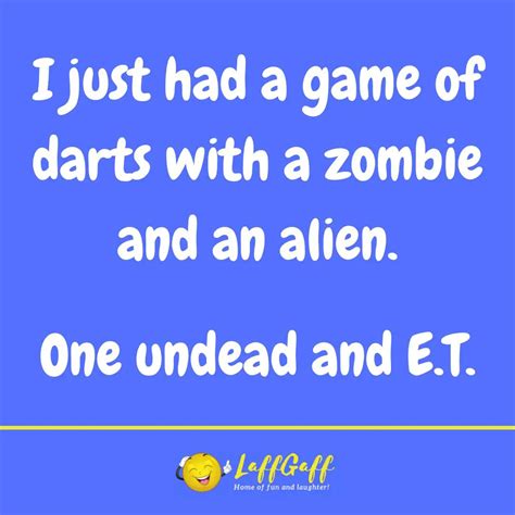 Funny Strange Darts Game Joke Laffgaff Home Of Laughter