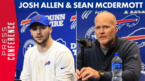 Sean McDermott And Josh Allen On Bills Safety Damar Hamlin S Progress