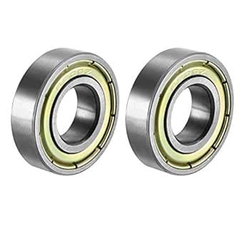 Uxcell Deep Groove Ball Bearing Double Shield 10mm X 22mm X 6mm High