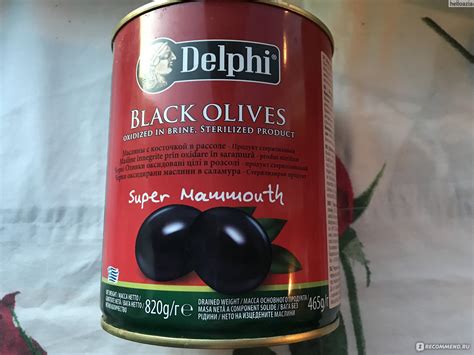 Маслины Delphi Греческие, гигантские черные маслины - «Маслины ...