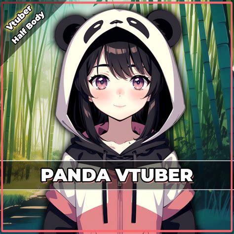 Ready To Use Vtuber Panda Girl Vtuber Premade And Presetup Model Ready For Streaming Vtube