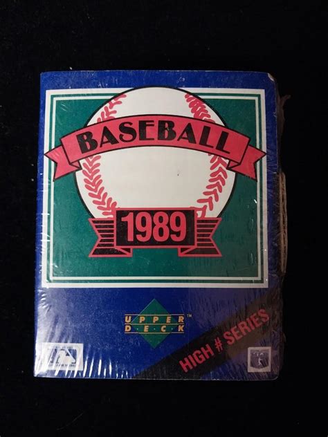 Nib Upper Deck 1989 Baseball Trading Cards High Series