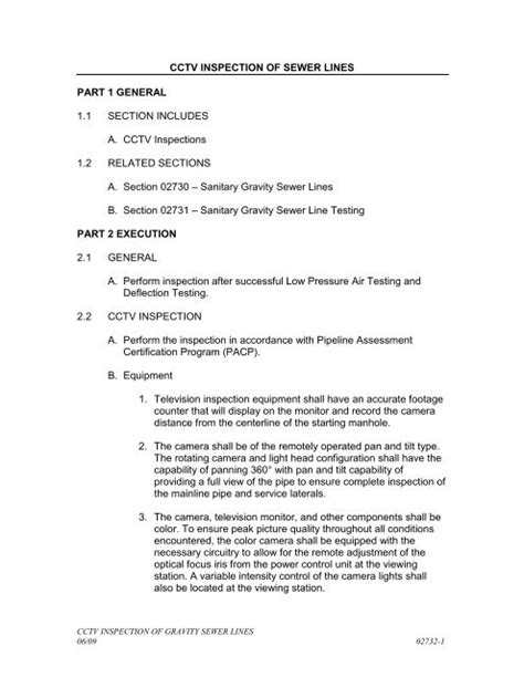 Seaweed Cape Interruption Cctv Camera Inspection Report Template Moist