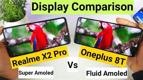 Oneplus T Vs Realme X Pro Display Comparison Indepth Review Youtube