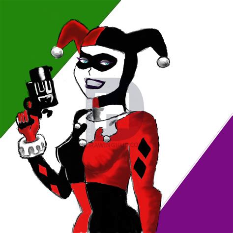 Harley Quinn Cartoon Drawing | Free download on ClipArtMag