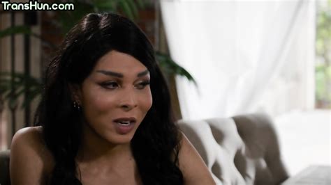 Lesbian Ebony Tranny Titfucking GF Be Pussyfuck On Sofa