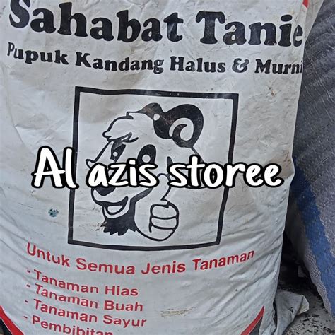 Jual Media Tanam Pupuk Kandang Kambing Halus Dan Murni Kemasan Ekonomis