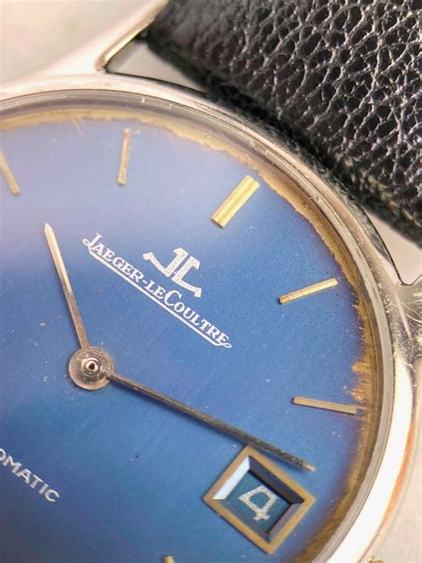 Jaeger Le Coultre Automatic Vintage Blue Dial Vintage Portfolio