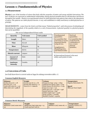 Activity Report Kinematics Calculus Based Physics 1 TIP Studocu