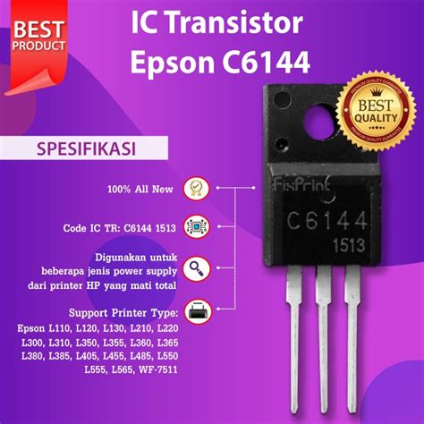 Transistor Epson A C Ic Tr Mainboard Epson L L L L