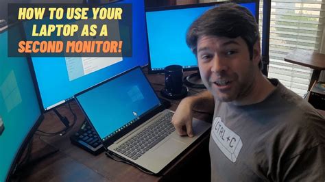 How To Use A Laptop As A Second Monitor Easy Windows Guide Youtube