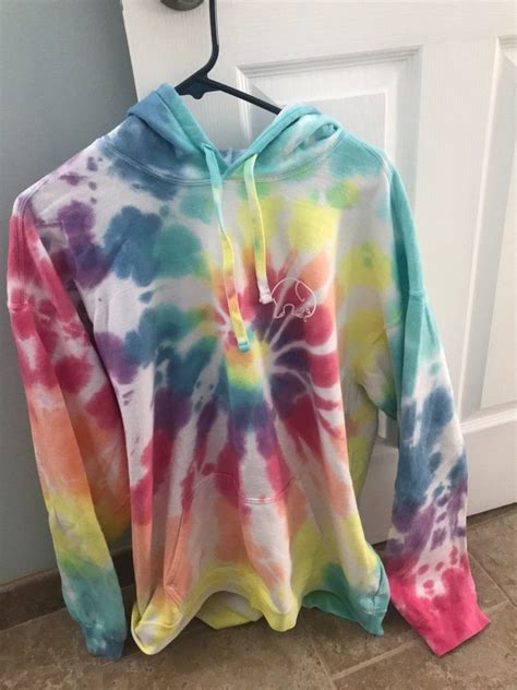 Ivory Ella Tie Dyed Hooded Sweatshirt Xl On Mercari Ivory Ella