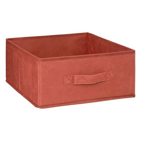 Bo Te De Rangement Velours Mix N Modul X Cm Terracotta Pas Cher