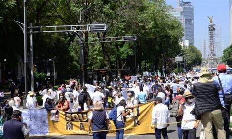 Padres de niños con cáncer marchan en CDMX exigen abasto de