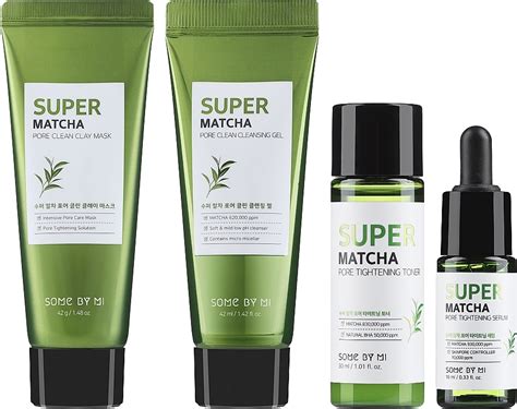 Some By Mi Super Matcha Pore Care Starter Kit Set Gel Nettoyant Ml