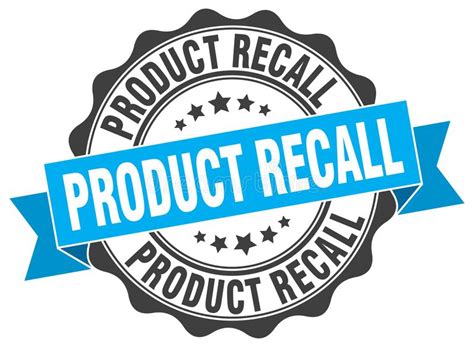 Recall Seal Stamp Stock Vector Illustration Of Grungy