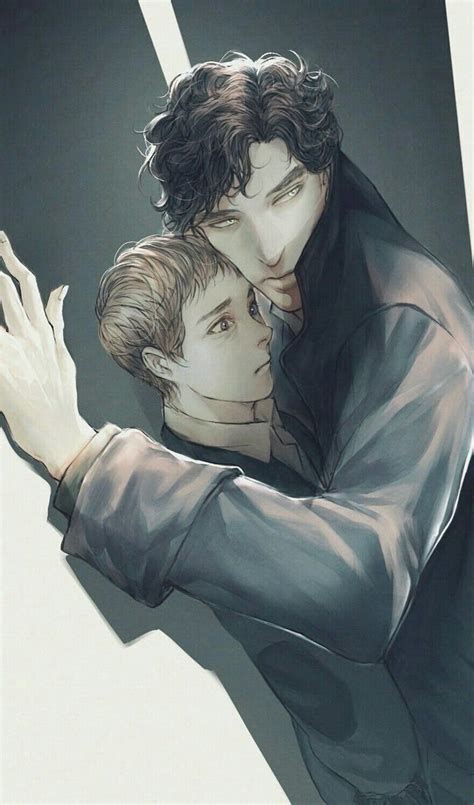 Sherlock and John | Шерлок джон, Фан арт шерлок, Бейкер-стрит