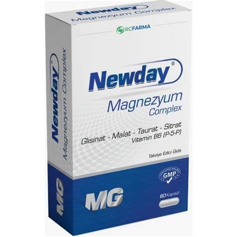 Newday Magnezyum Complex 60 Kapsül | Besin Takviyesi