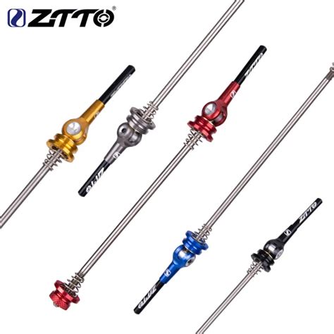 Ztto As Roda Sepeda Jalan Mtb Poros Ringan Qr Ti Skewers Ultra Ringan