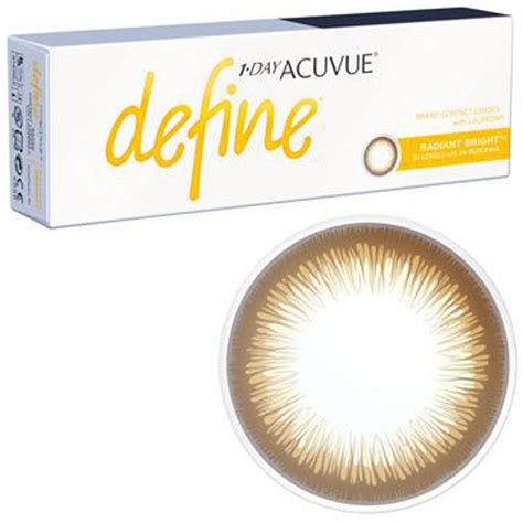 1 Day Acuvue Define Radiant Bright Emirates Opticals