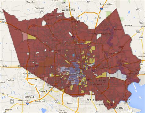 Harris County Political Map