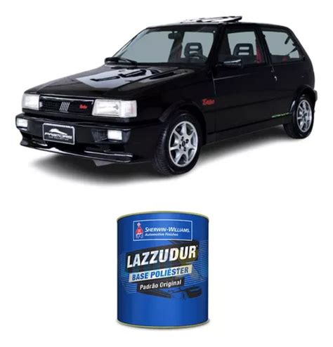 Tinta Automotiva Preto Etna Base Poliester 900ml Lazzuril