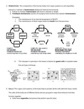 Living Environment Regents Review Packet Of Tpt