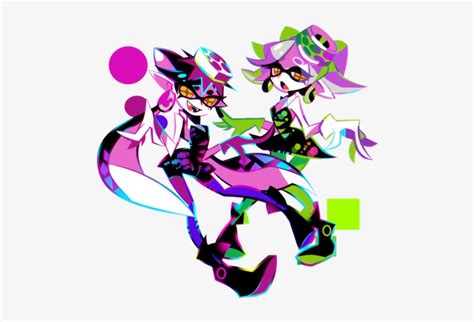 Splatoon Squid Sisters Splatoons Sister Squid Transparent Png