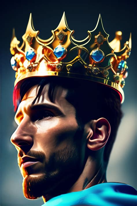 Lexica Lionel Messi Cyberpunk Crown