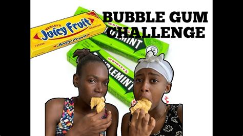 Bubble Gum Challenge !!! - YouTube