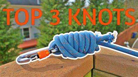 The Only Three Knots You Need To Know Which Knots To Use For