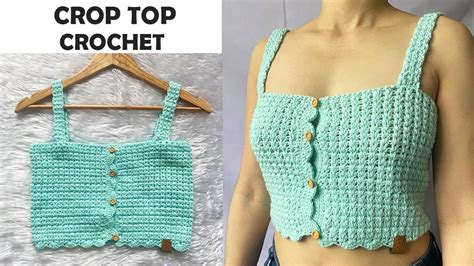 Crop Top Tejido A Crochet PASO A PASO Tutorial Gratis