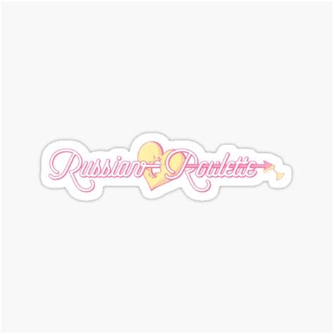 Red Velvet Russian Roulette Logo Sticker For Sale By Brightcove