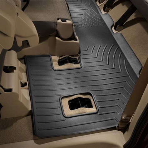 WeatherTech 441073 DigitalFit 3rd Row Black Molded Floor Liner