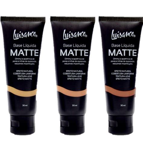 Luisance Base L Quida Matte Cores Escuras L B Unid