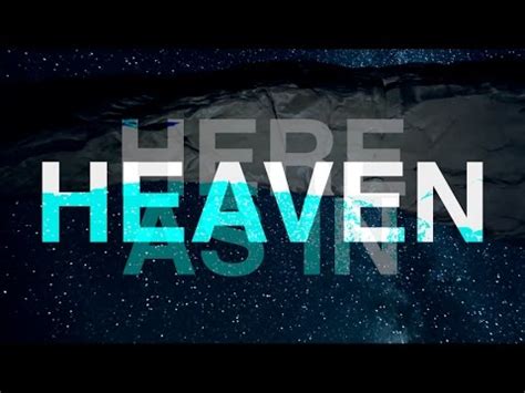 Elevation Worship Here As In Heaven Lyric Video Youtube