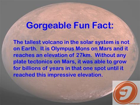 Tallest Volcano In The Solar System Mindgorge