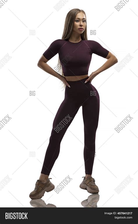 Sexy Fit Girl Leggings Image And Photo Free Trial Bigstock