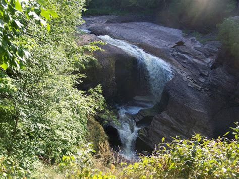 Rainbow Falls Michigan The Waterfall Record