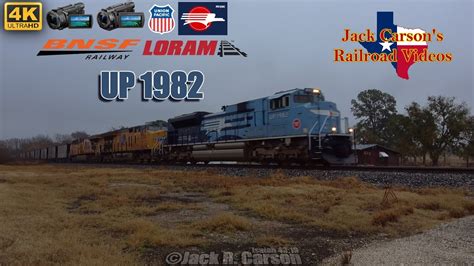 K Fps Railfanning Overnight In Flatonia Tx Feat Loram